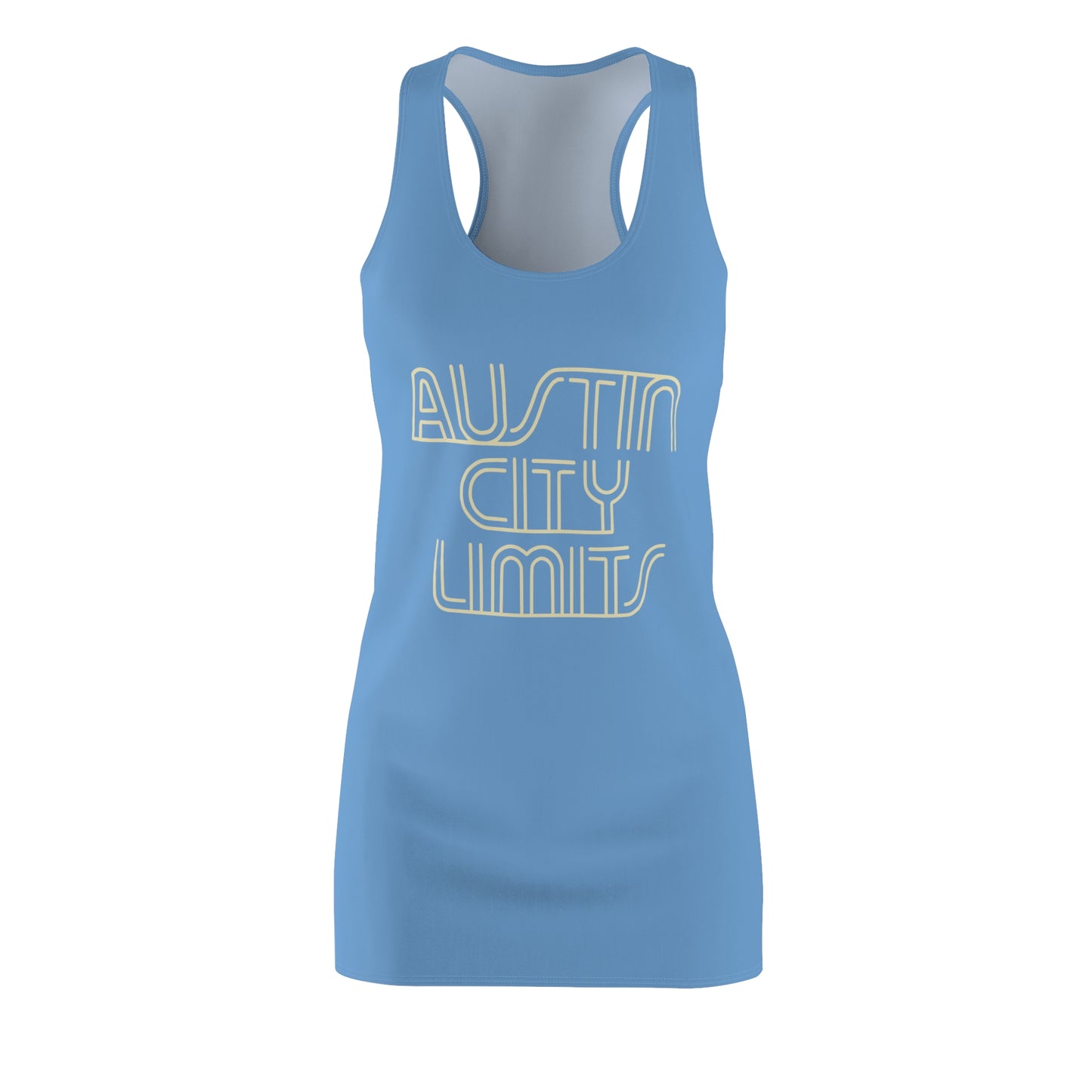 Austin - ACL - Women's Cut & Sew Racerback Dress Light Blue