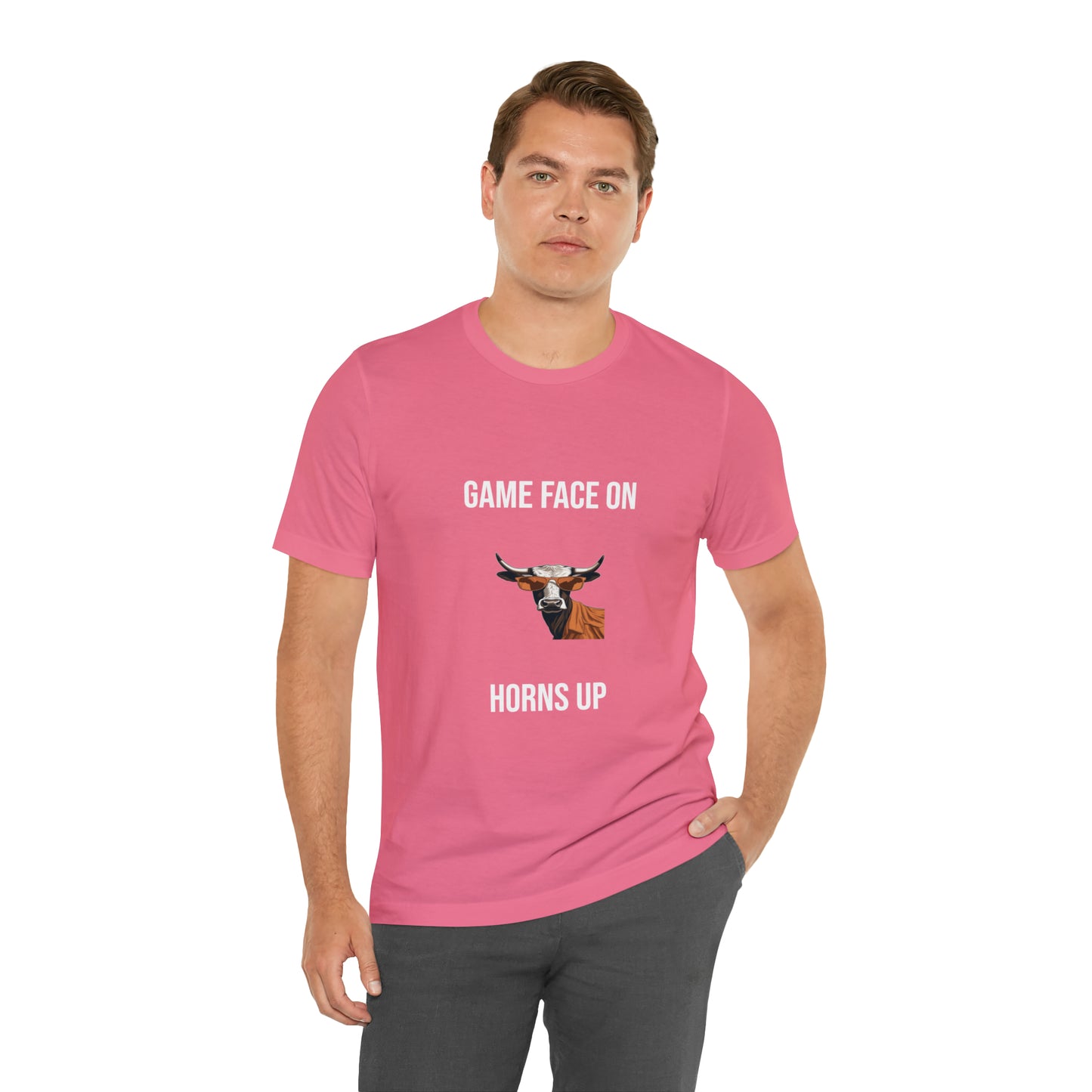 Texas - Game Face On - Unisex Jersey Short Sleeve Tee