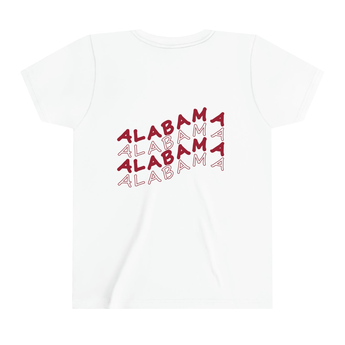 Alabama - Smiley Face - Youth Short Sleeve Tee