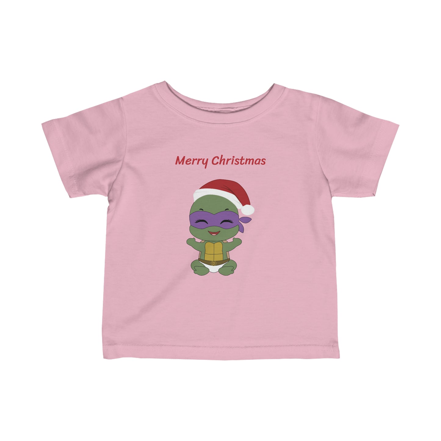 Merry Christmas - Turtle - Infant Fine Jersey Tee