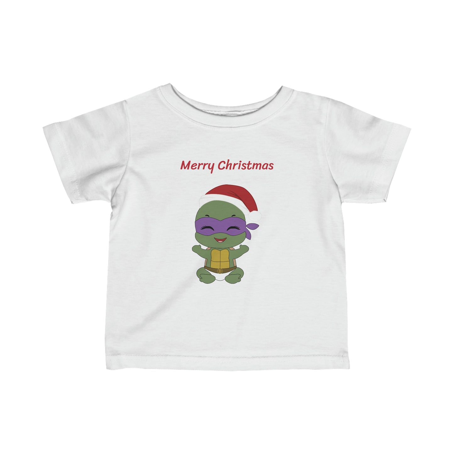 Merry Christmas - Turtle - Infant Fine Jersey Tee