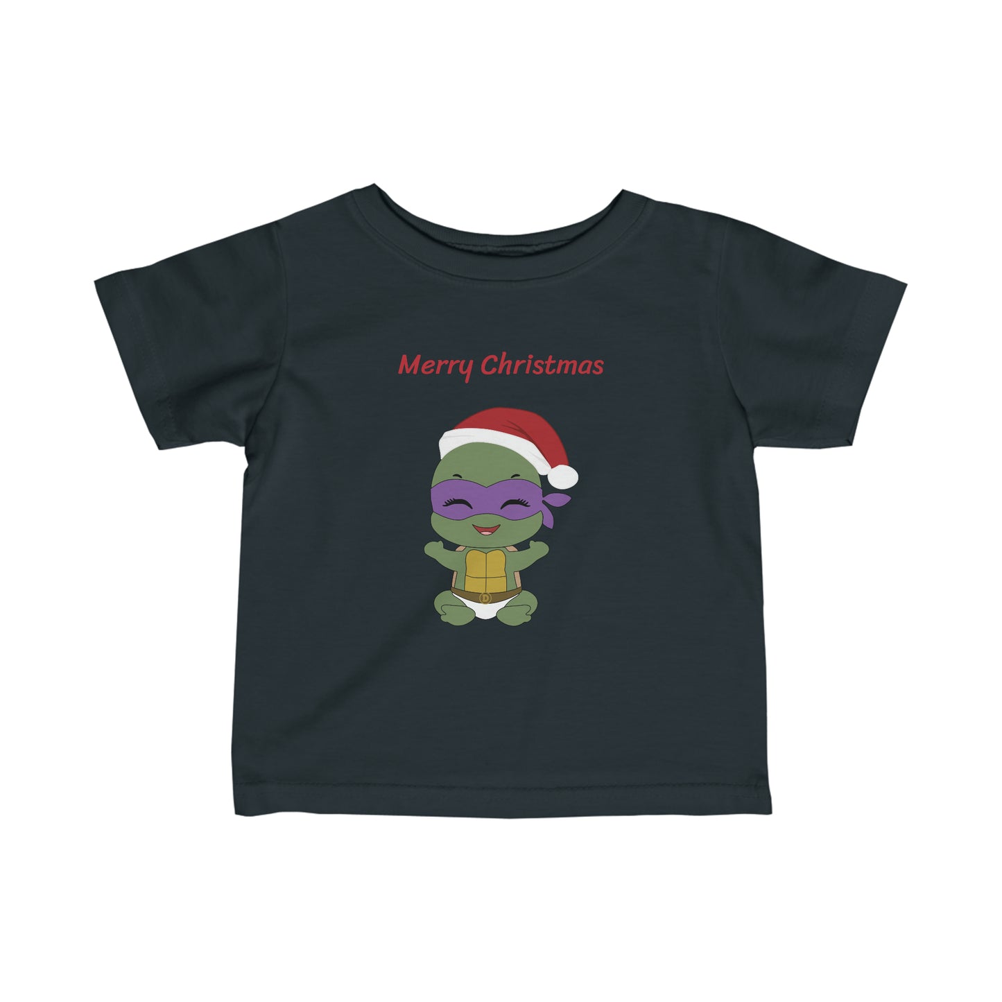 Merry Christmas - Turtle - Infant Fine Jersey Tee