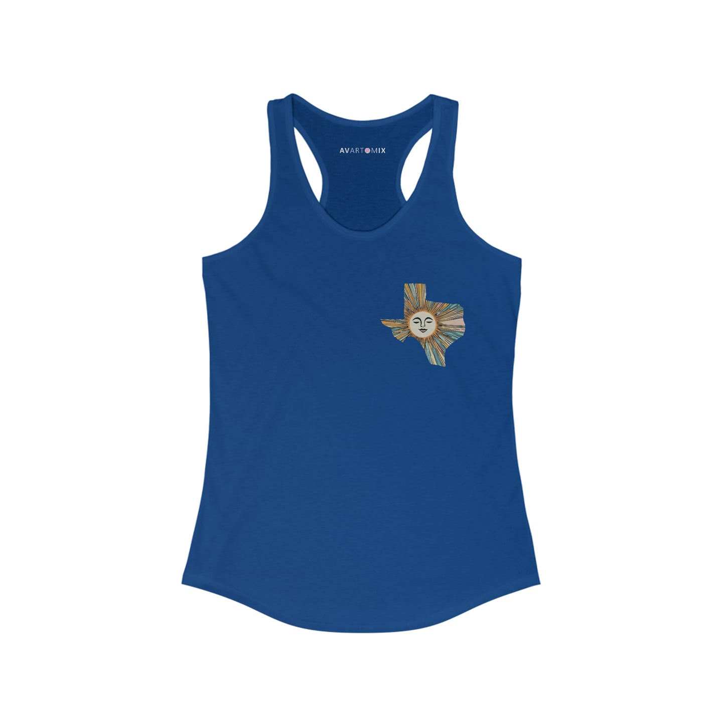 Texas - Sun - Women's Ideal Racerback Tank