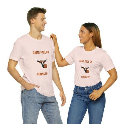 Texas - Game Face On - Unisex Jersey Short Sleeve Tee