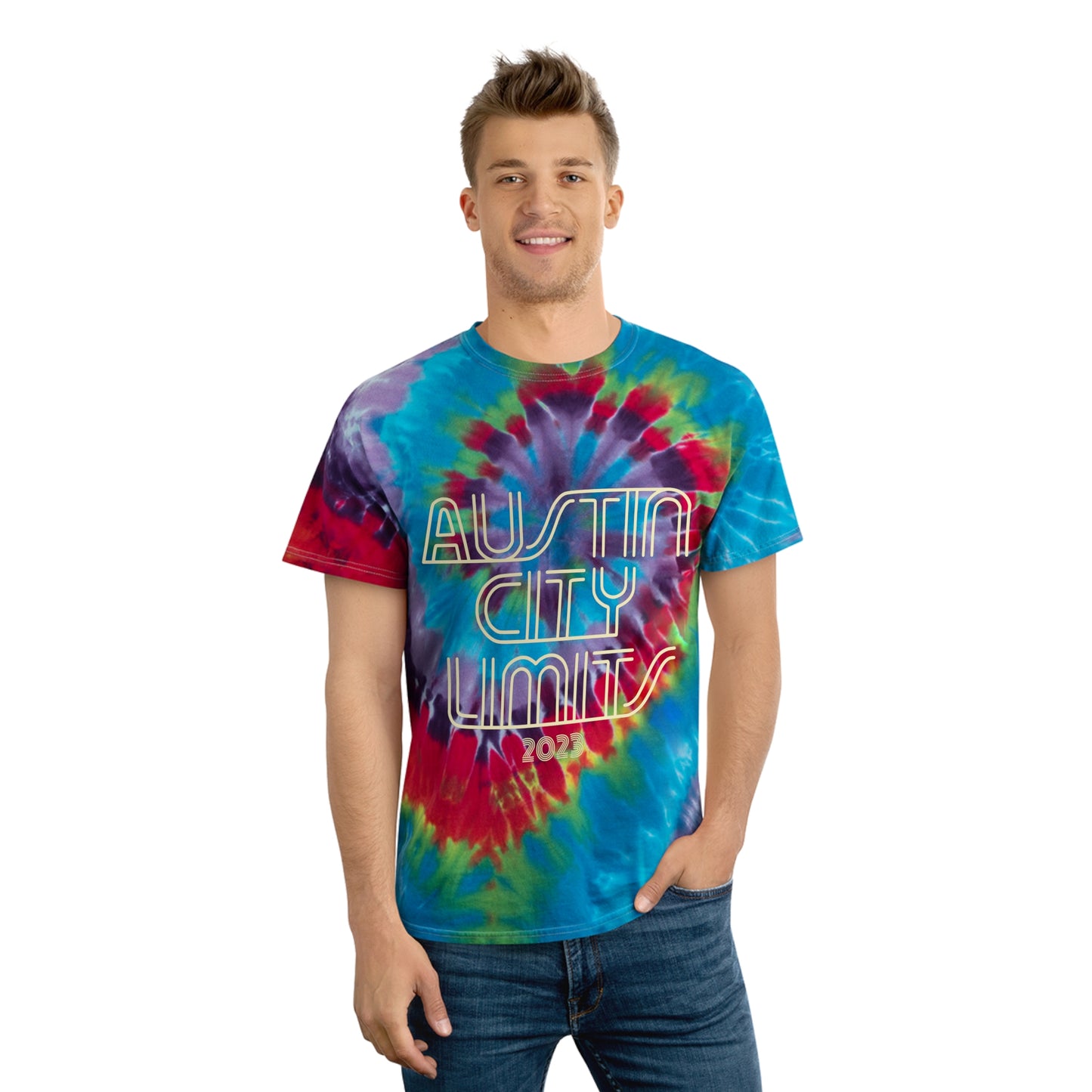 Austin - ACL - Tie-Dye Tee, Spiral