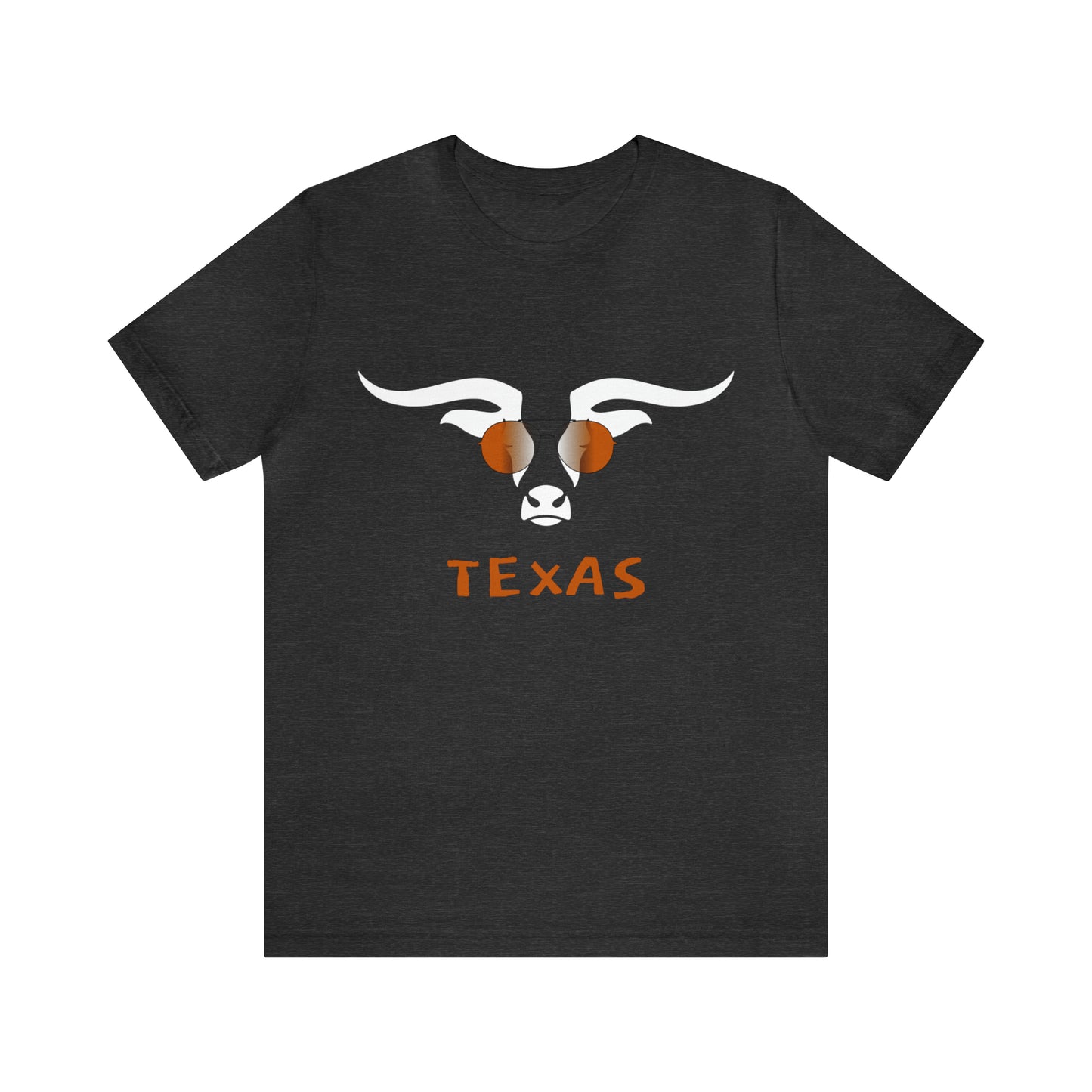 Texas - Longhorn Sunglasses - Unisex Jersey Short Sleeve Tee