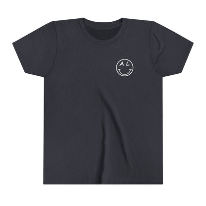 Alabama - Smiley Face - Youth Short Sleeve Tee