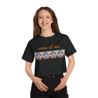 Texas - Come At Me - Women's Heritage Cropped T-Shirt