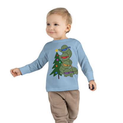 Turtles and Tree - Toddler Long Sleeve Tee