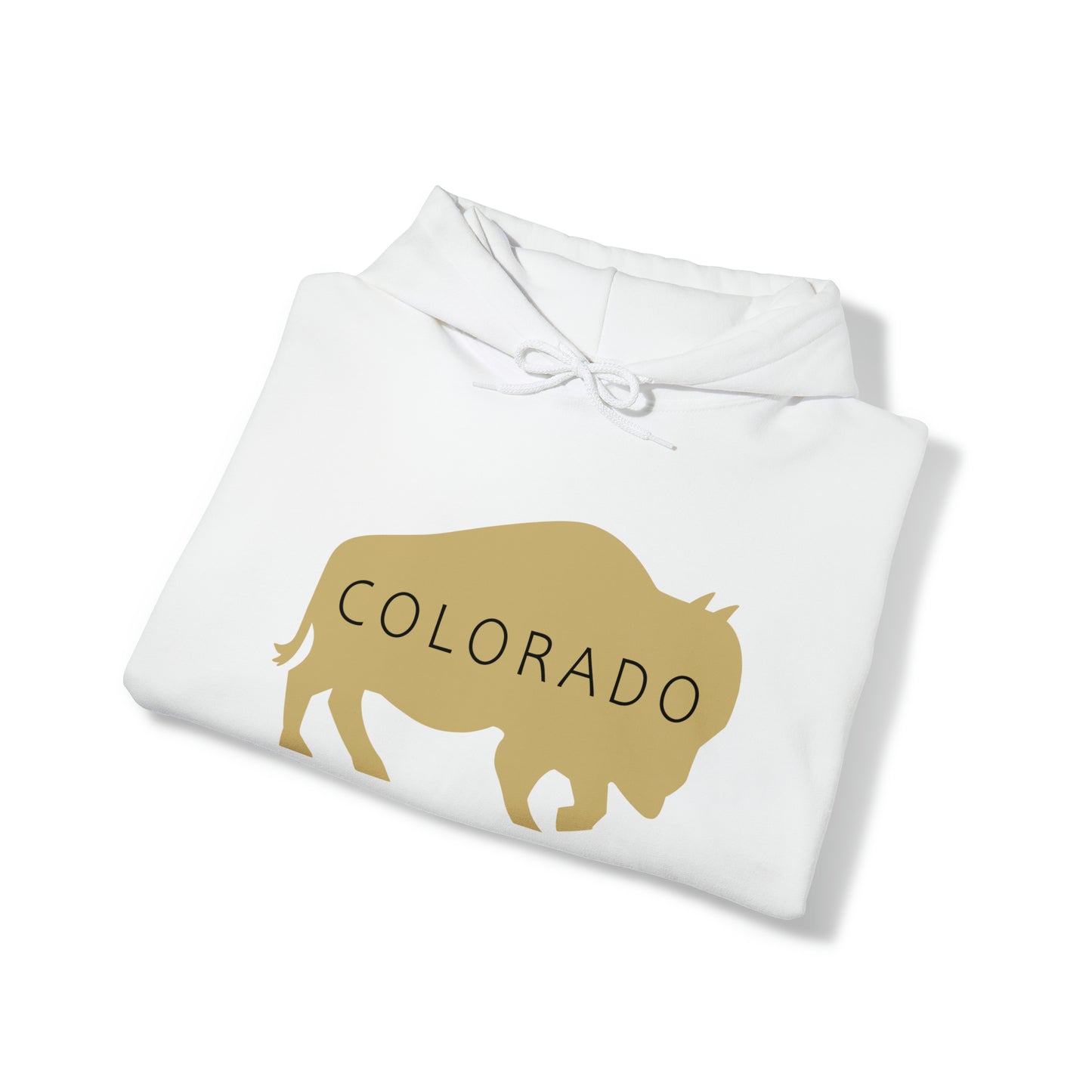 Colorado - Buffalo Silhouette - Unisex Heavy Blend™ Hooded Sweatshirt