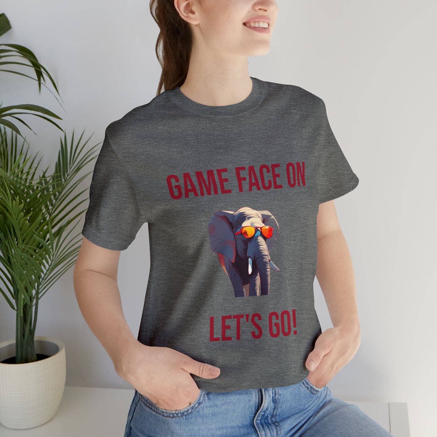 Alabama - Game Face On - Unisex Jersey Short Sleeve Tee