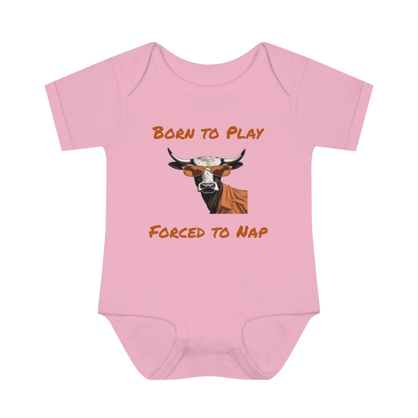 Texas - Born to Play - Infant Baby Rib Bodysuit