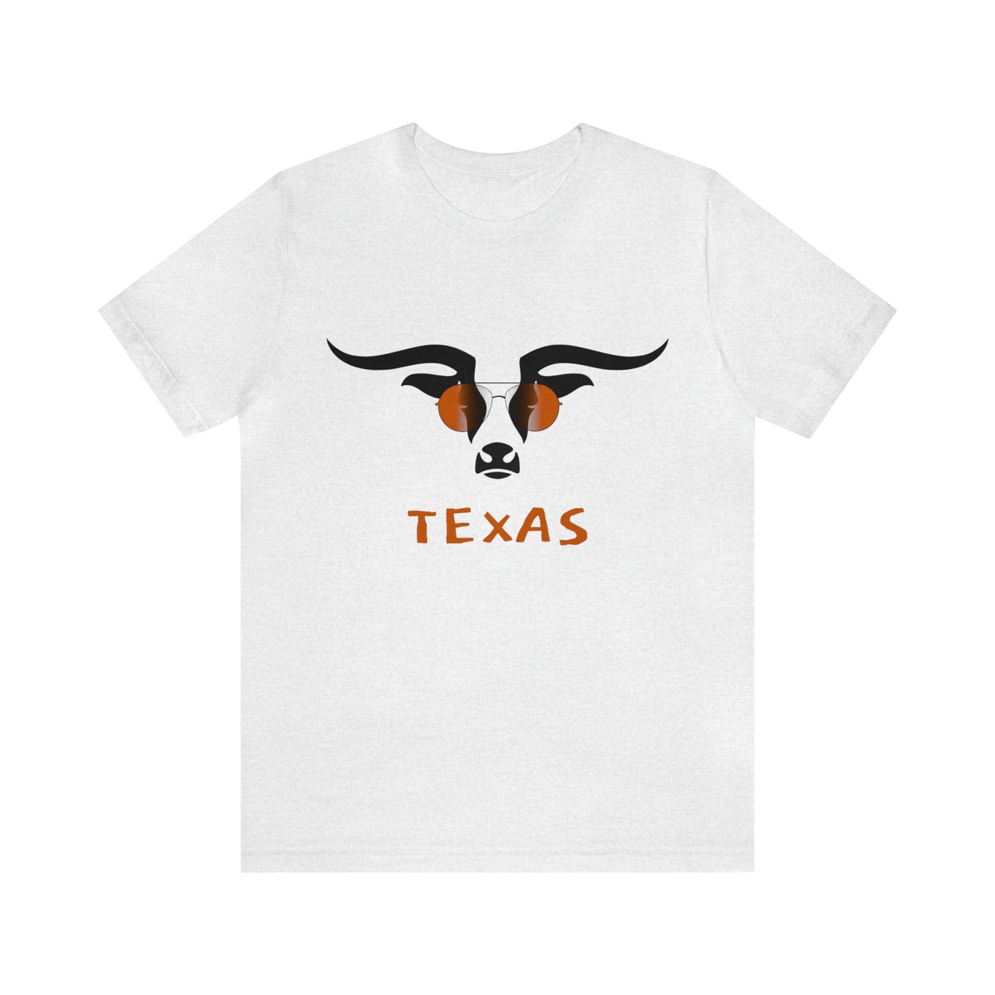 Texas - Longhorn Sunglasses - Unisex Jersey Short Sleeve Tee