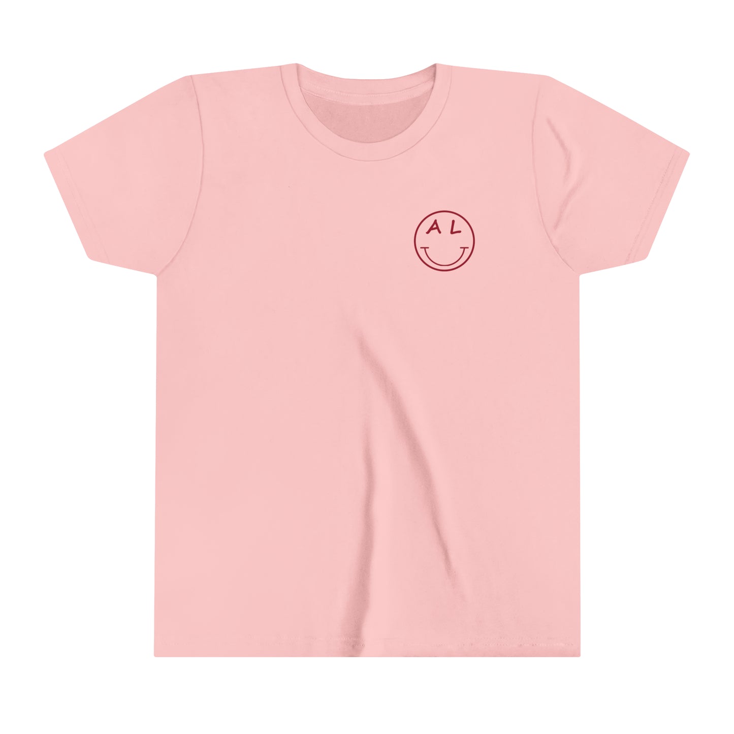 Alabama - Smiley Face - Youth Short Sleeve Tee