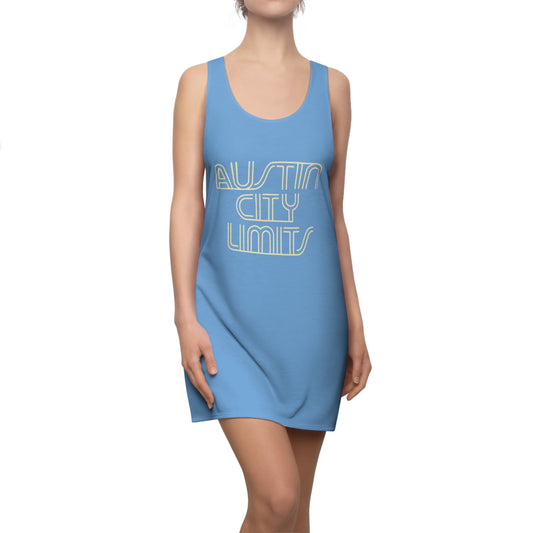 Austin - ACL - Women's Cut & Sew Racerback Dress Light Blue