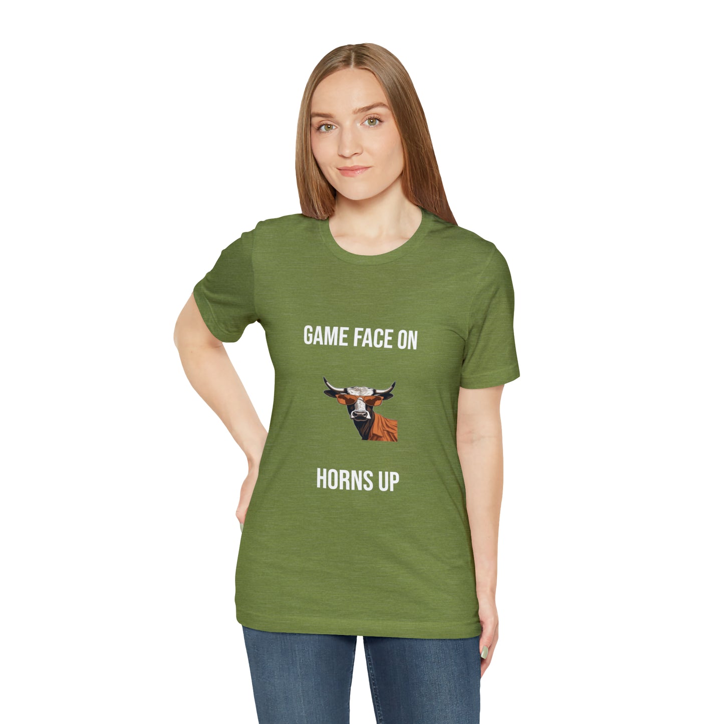 Texas - Game Face On - Unisex Jersey Short Sleeve Tee