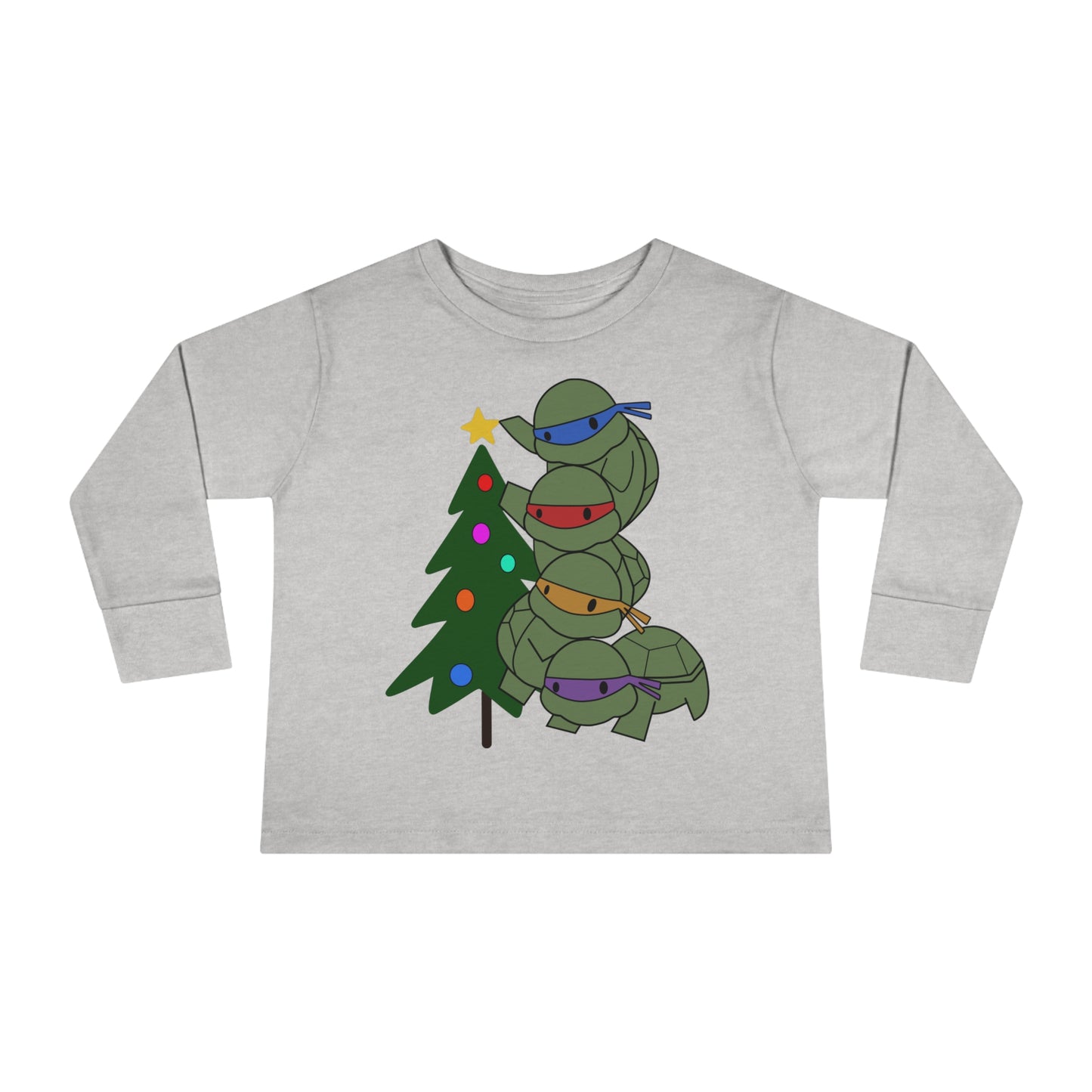 Turtles and Tree - Toddler Long Sleeve Tee