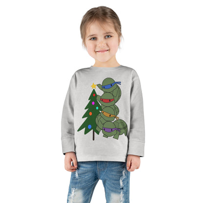 Turtles and Tree - Toddler Long Sleeve Tee