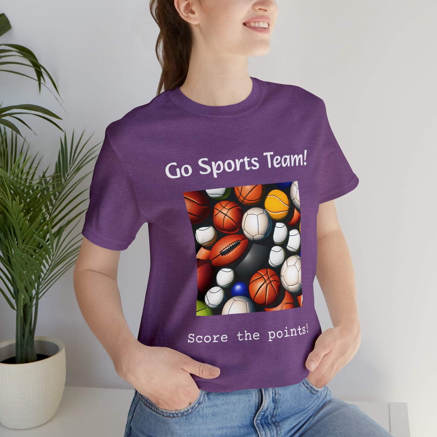 Go Sports Team - Unisex Jersey Short Sleeve Tee