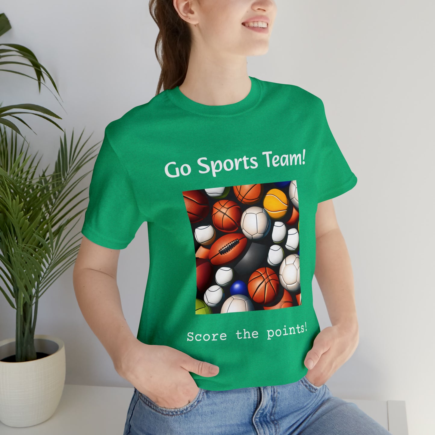 Go Sports Team - Unisex Jersey Short Sleeve Tee