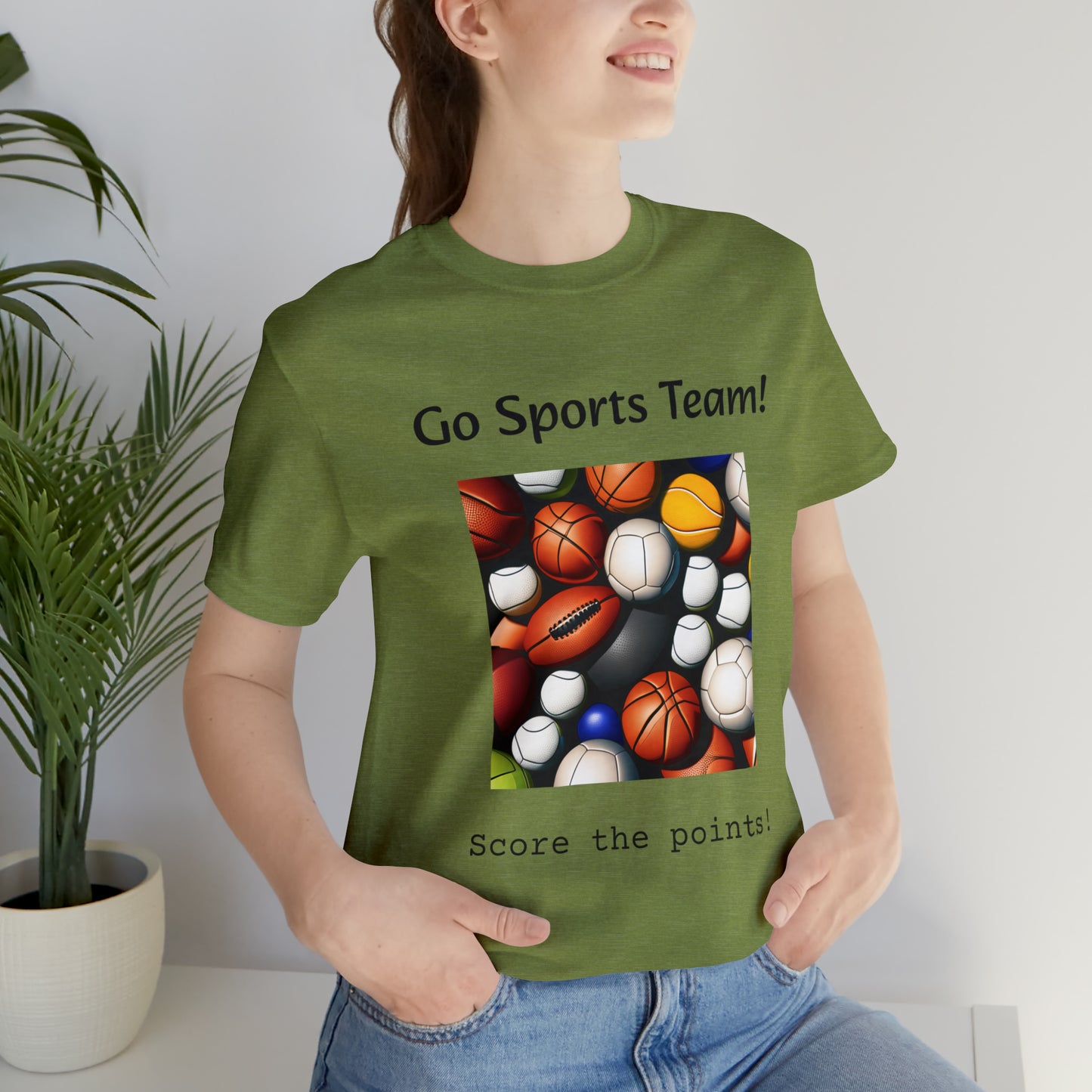 Go Sports Team - Unisex Jersey Short Sleeve Tee