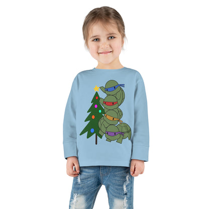 Turtles and Tree - Toddler Long Sleeve Tee