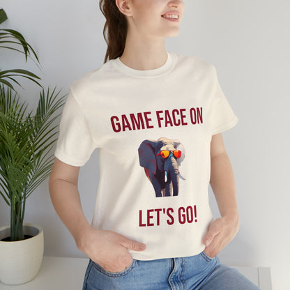 Alabama - Game Face On - Unisex Jersey Short Sleeve Tee