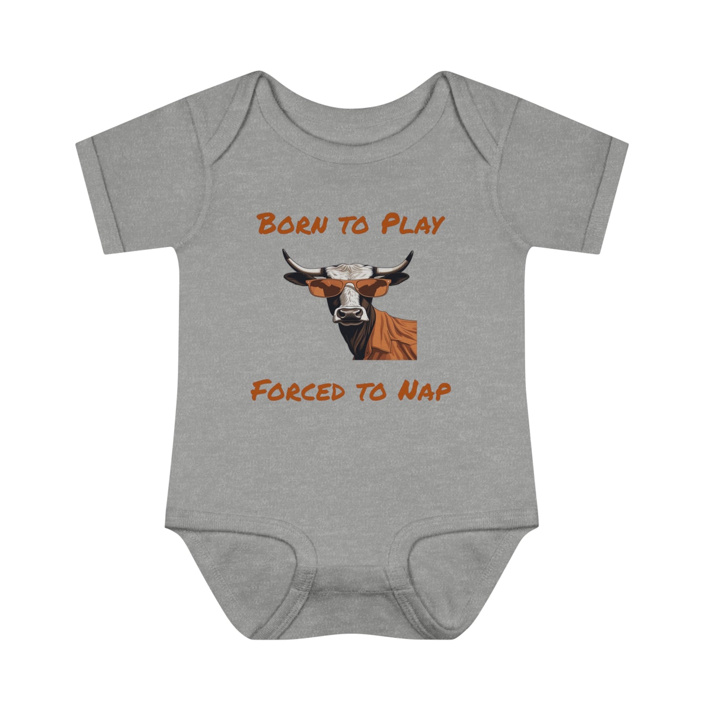 Texas - Born to Play - Infant Baby Rib Bodysuit