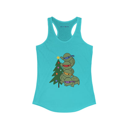 Turtles and Tree - Women's Ideal Racerback Tank