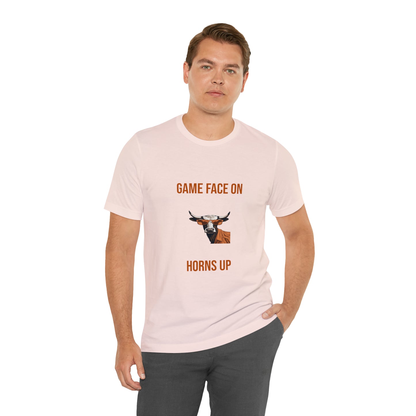 Texas - Game Face On - Unisex Jersey Short Sleeve Tee