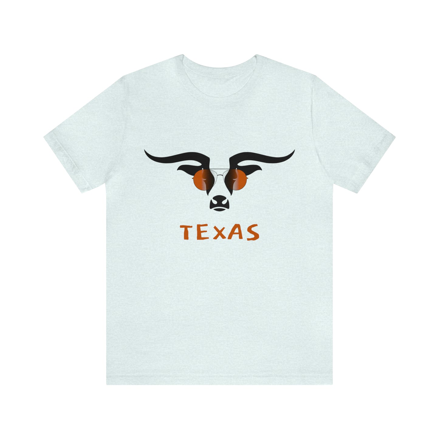 Texas - Longhorn Sunglasses - Unisex Jersey Short Sleeve Tee