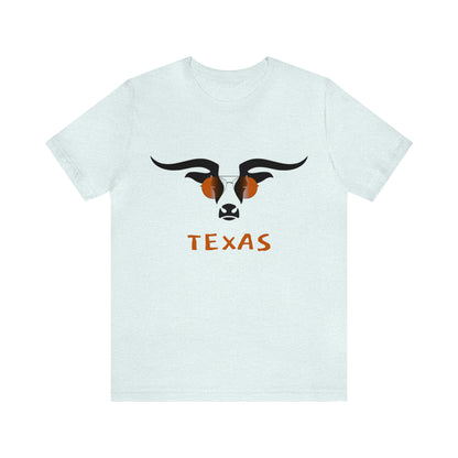 Texas - Longhorn Sunglasses - Unisex Jersey Short Sleeve Tee