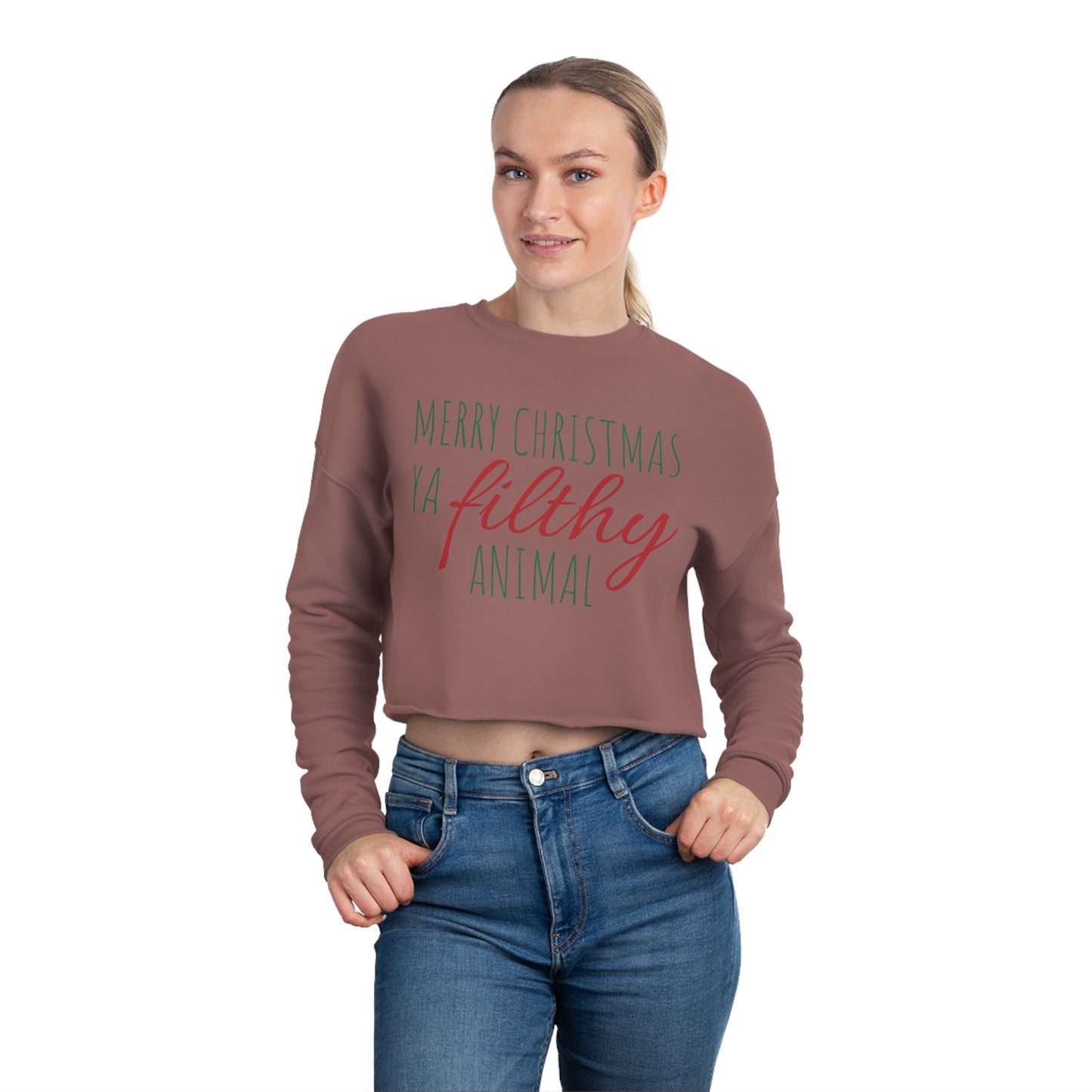 Filthy Animal - Women's Cropped Sweatshirt