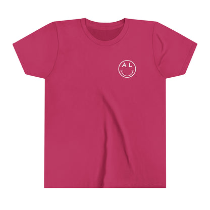 Alabama - Smiley Face - Youth Short Sleeve Tee