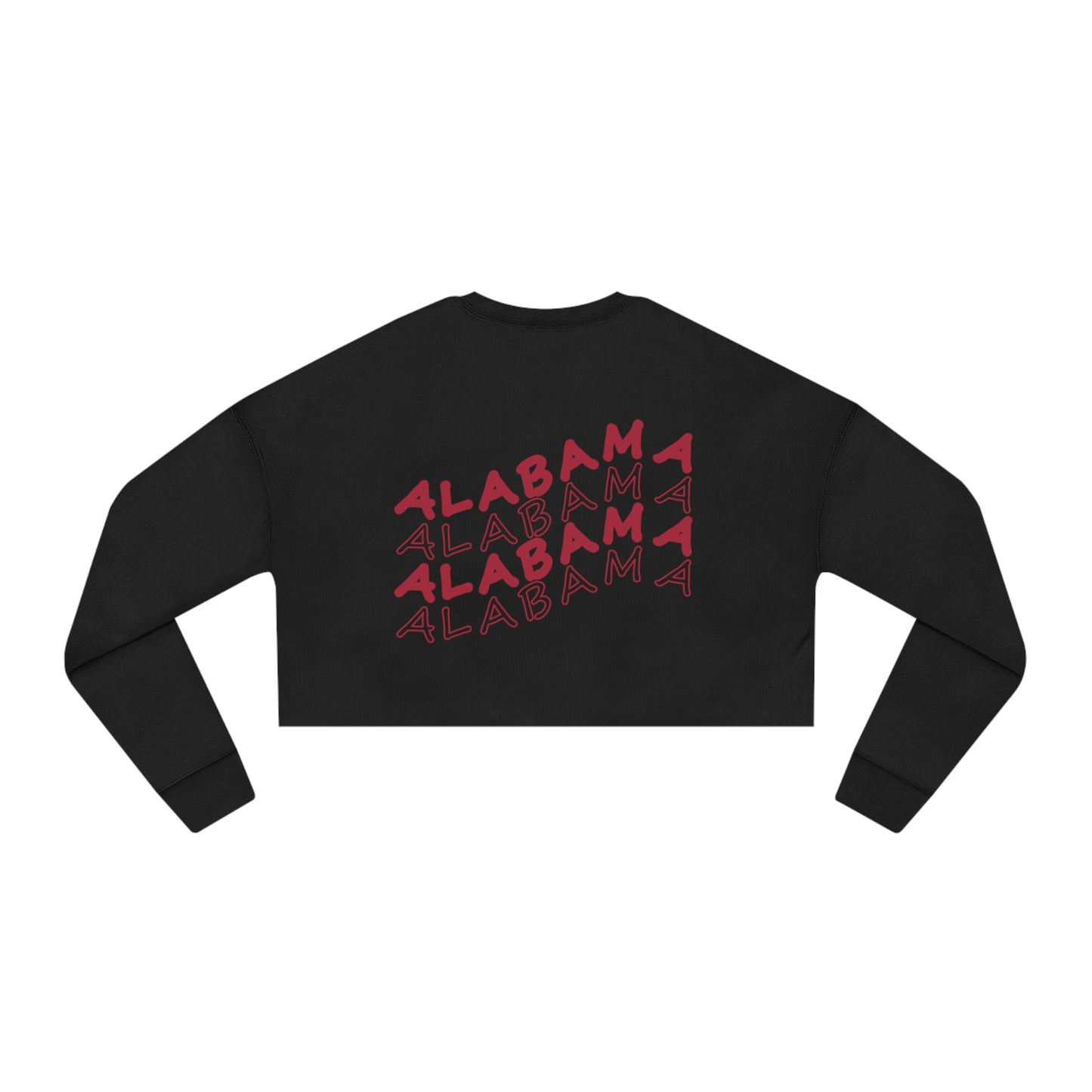 Alabama - Smiley Face - Women's Cropped Sweatshirt