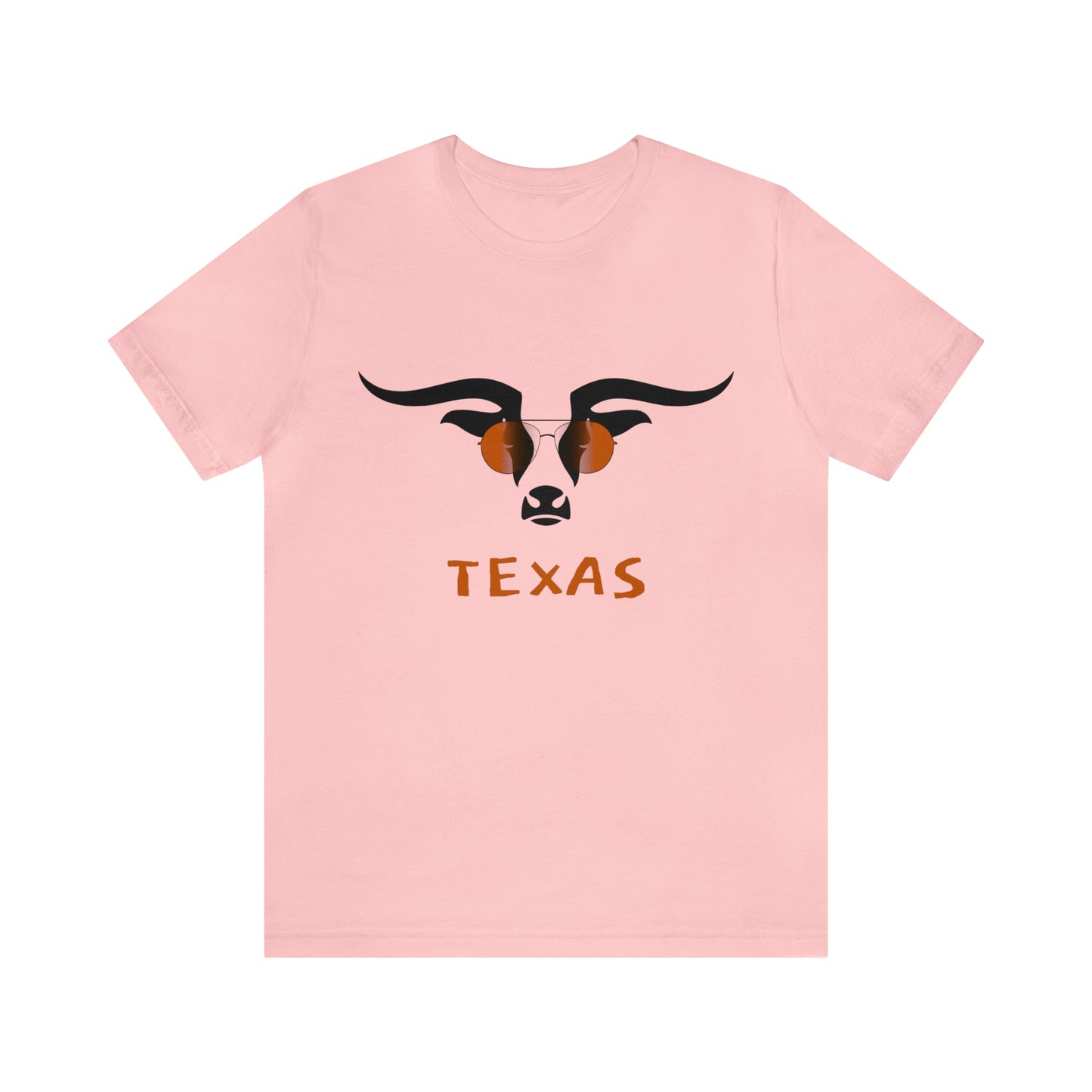 Texas - Longhorn Sunglasses - Unisex Jersey Short Sleeve Tee