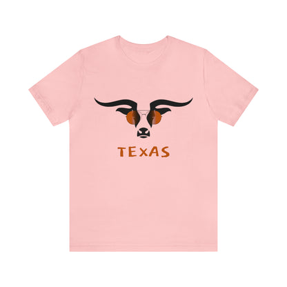 Texas - Longhorn Sunglasses - Unisex Jersey Short Sleeve Tee