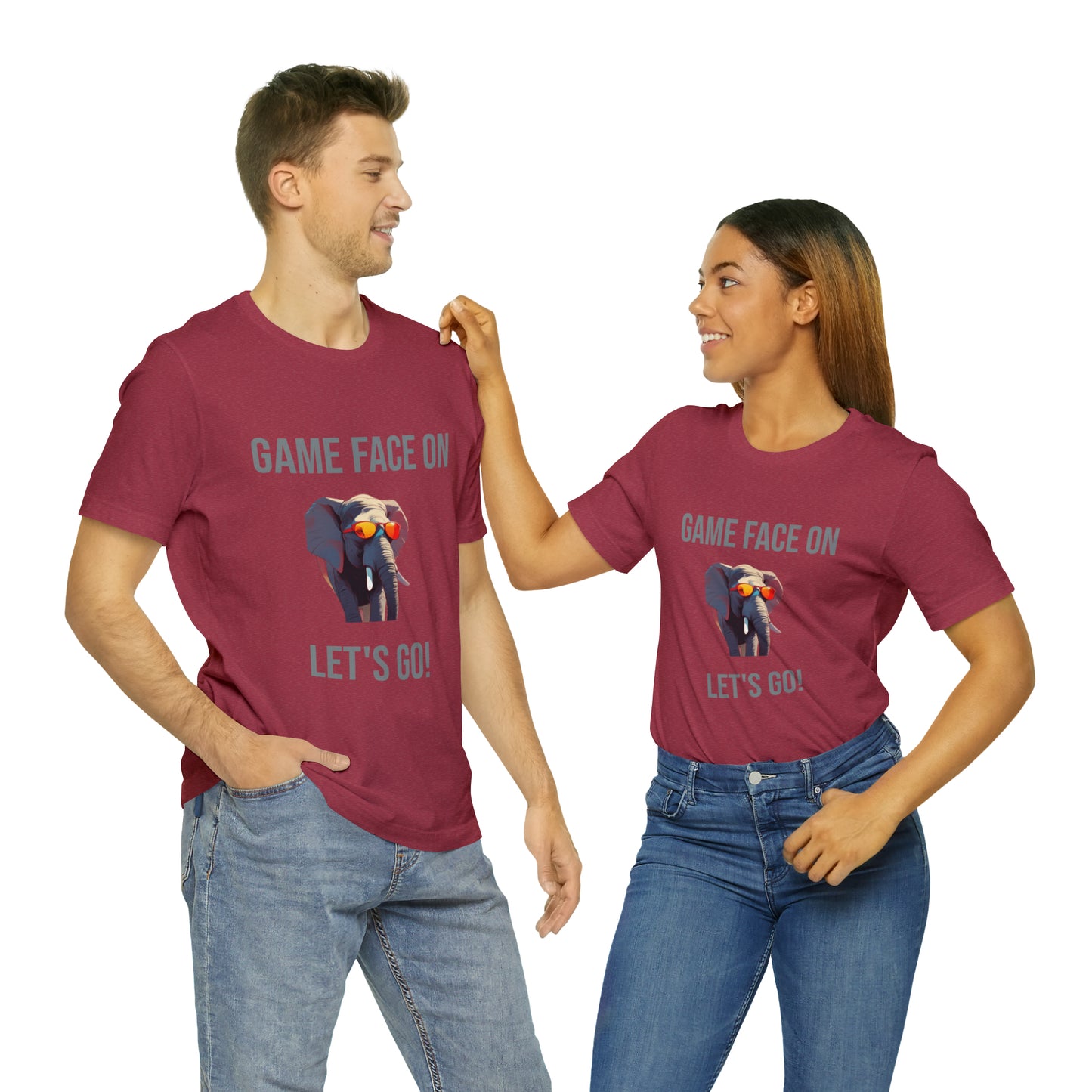 Alabama - Game Face On - Unisex Jersey Short Sleeve Tee