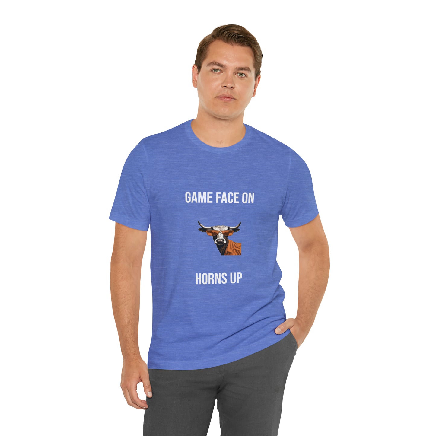 Texas - Game Face On - Unisex Jersey Short Sleeve Tee