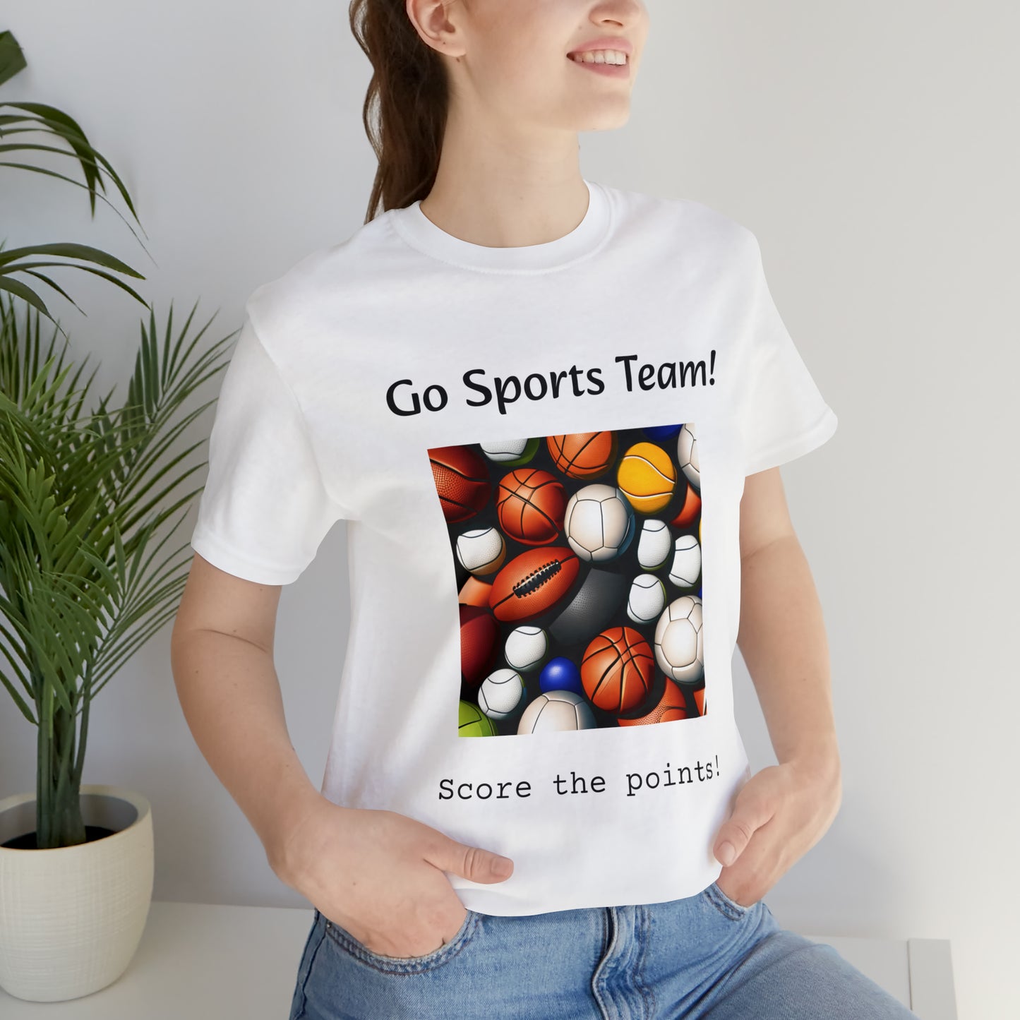 Go Sports Team - Unisex Jersey Short Sleeve Tee