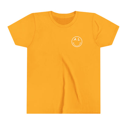 Alabama - Smiley Face - Youth Short Sleeve Tee