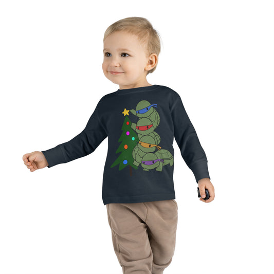 Turtles and Tree - Toddler Long Sleeve Tee