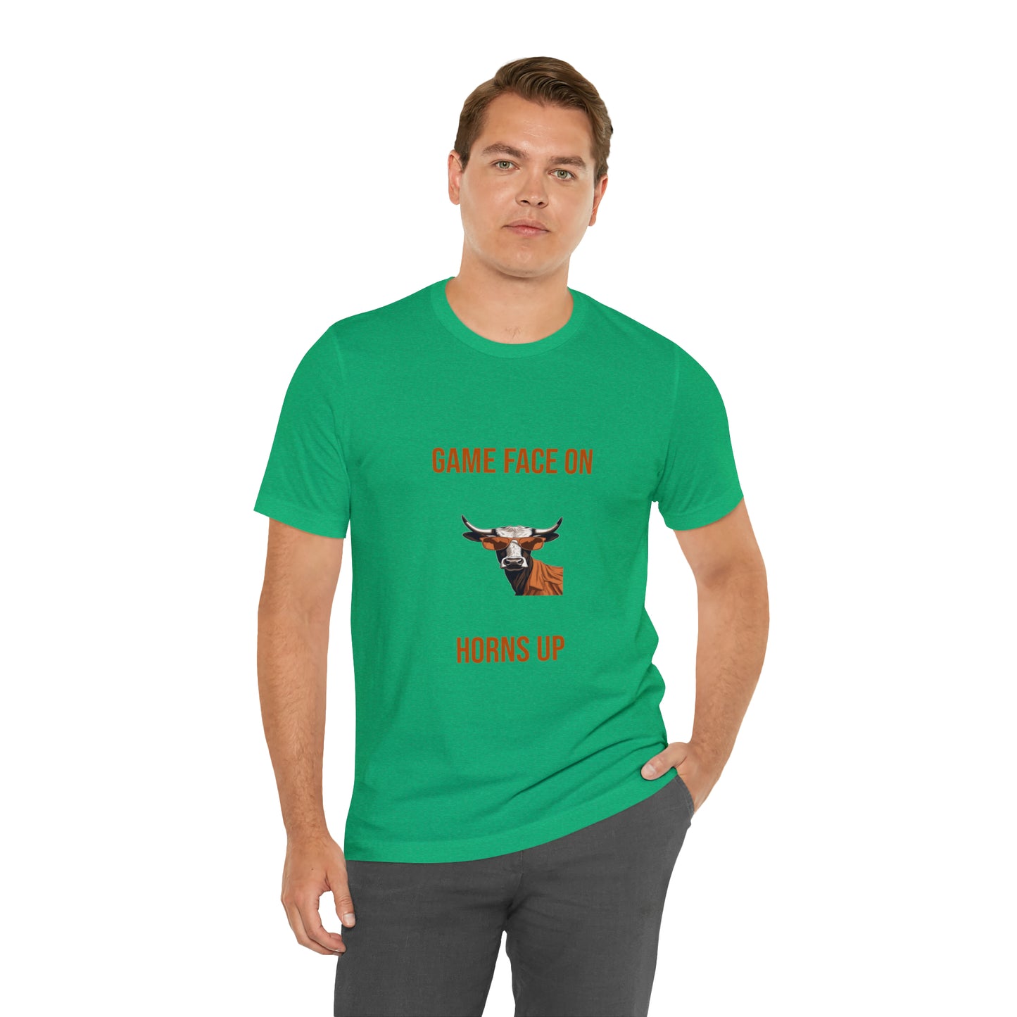 Texas - Game Face On - Unisex Jersey Short Sleeve Tee