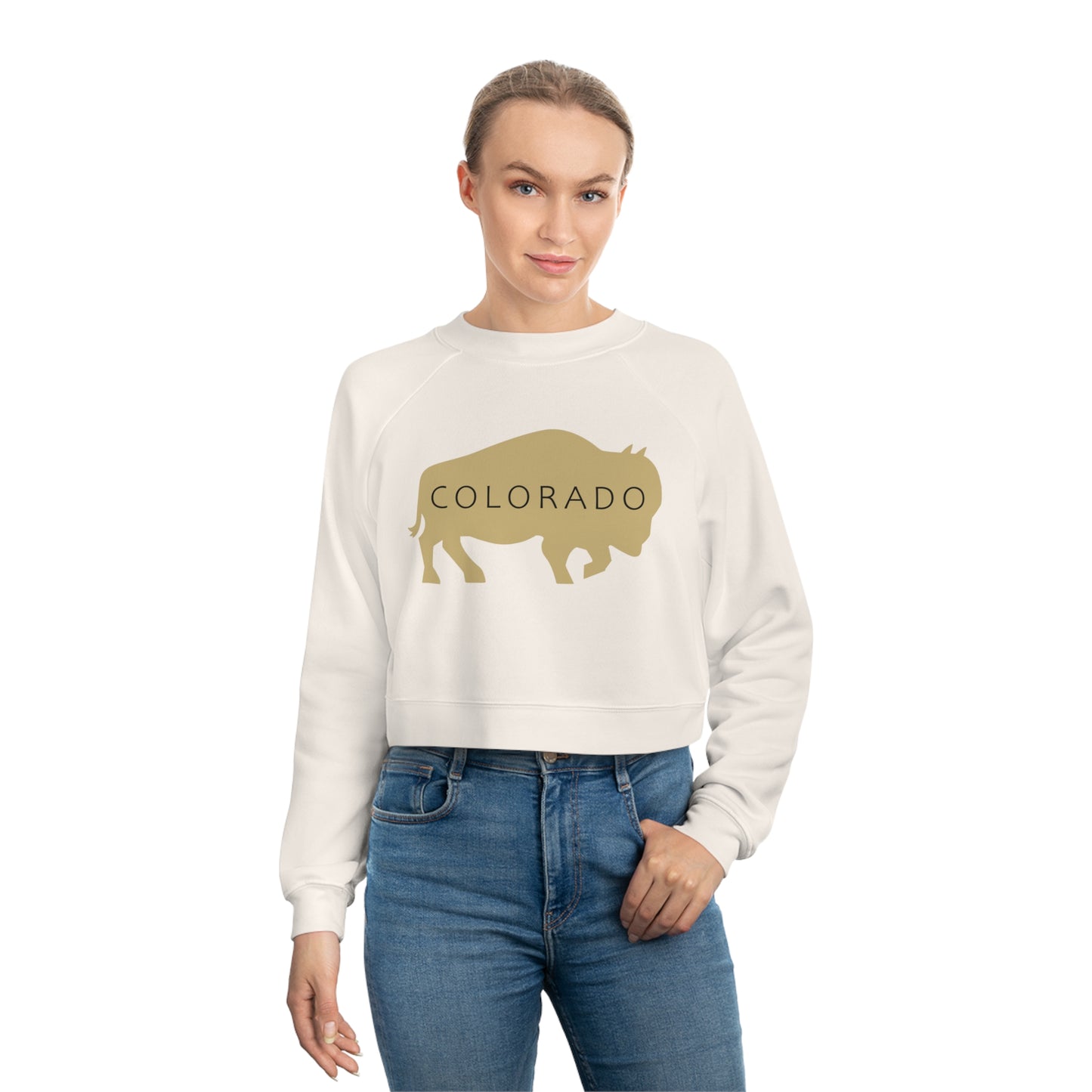 Colorado - Women's Cropped Fleece Pullover