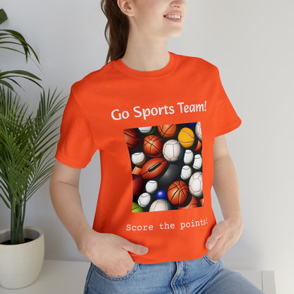 Go Sports Team - Unisex Jersey Short Sleeve Tee