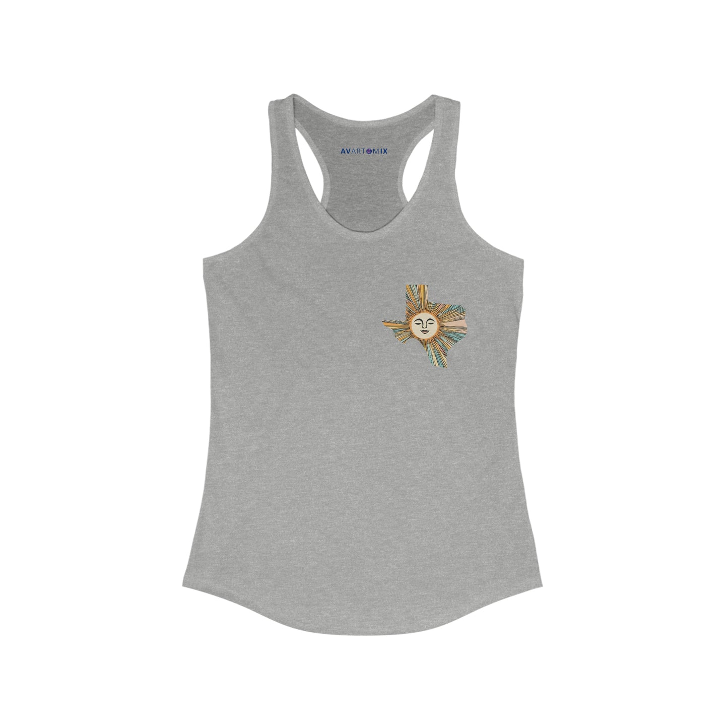 Texas - Sun - Women's Ideal Racerback Tank