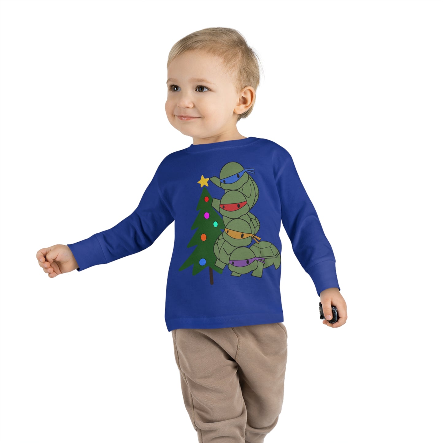 Turtles and Tree - Toddler Long Sleeve Tee