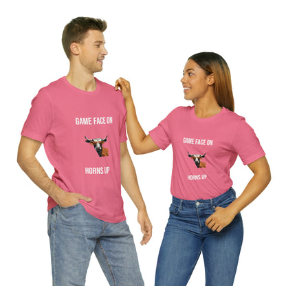 Texas - Game Face On - Unisex Jersey Short Sleeve Tee