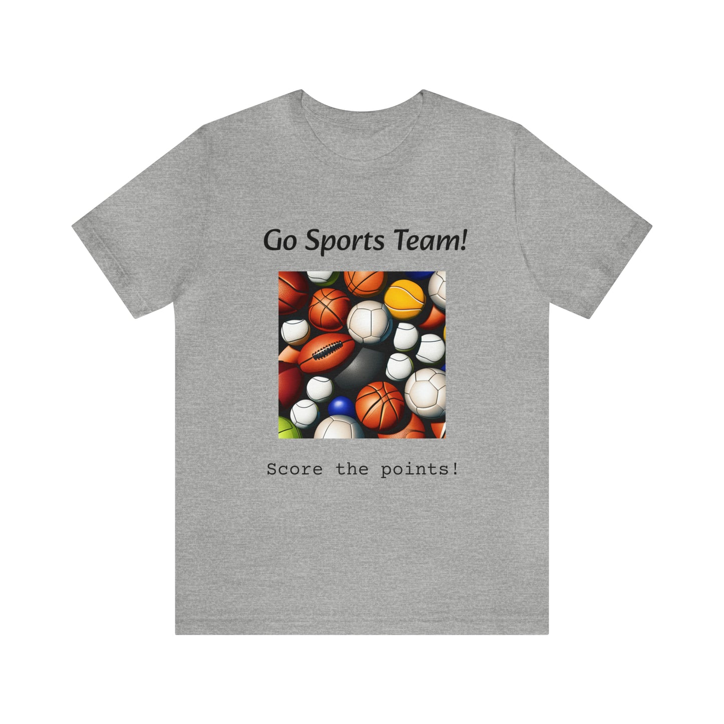 Go Sports Team - Unisex Jersey Short Sleeve Tee