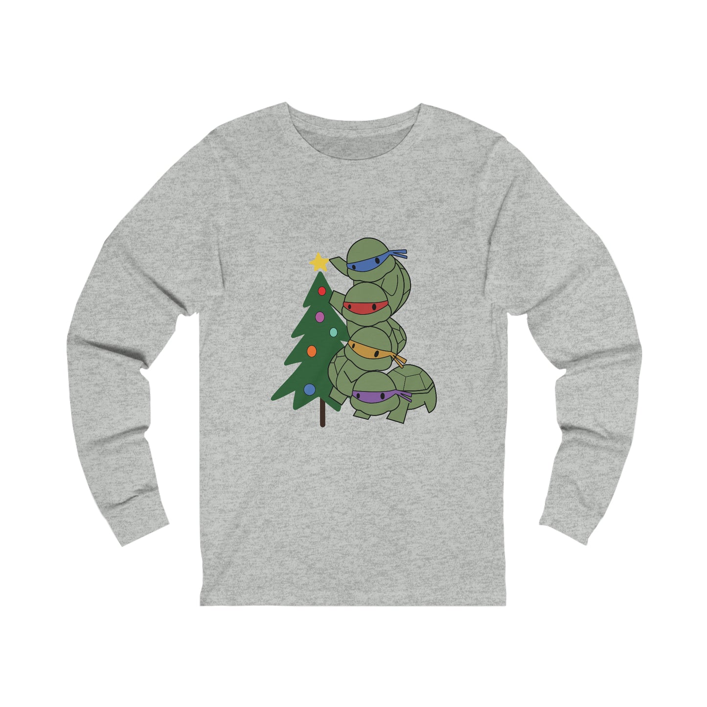 Turtles and Tree - Unisex Jersey Long Sleeve Tee